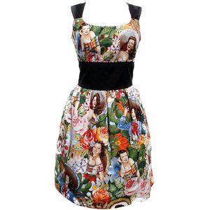 Hemet Riding Shotgun Senoritas Dress Retro